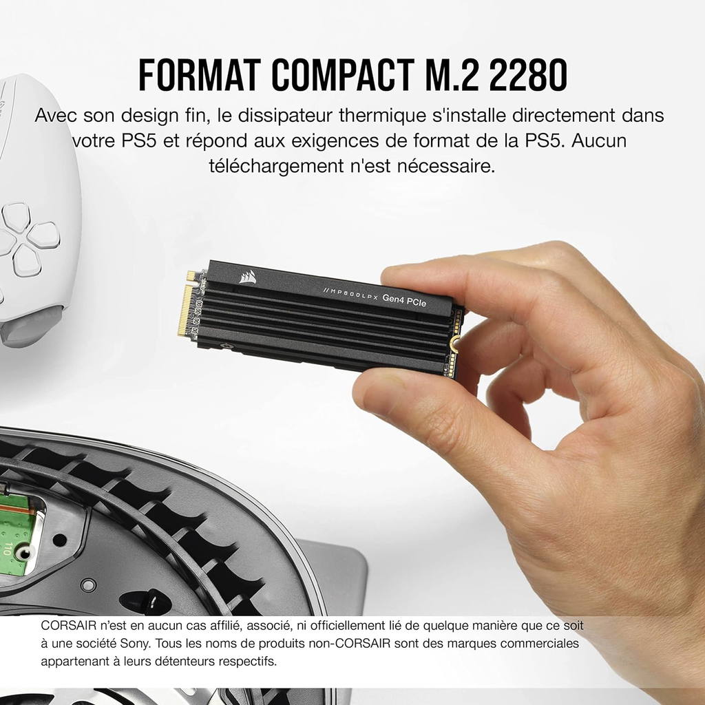 Corsair MP600 PRO LPX M.2 2280 NVMe PCIe x4 Gen4 SSD