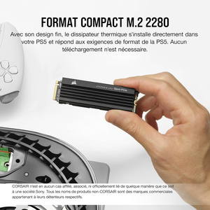 Corsair MP600 PRO LPX M.2 2280 NVMe PCIe x4 Gen4 SSD