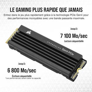Corsair MP600 PRO LPX M.2 2280 NVMe PCIe x4 Gen4 SSD