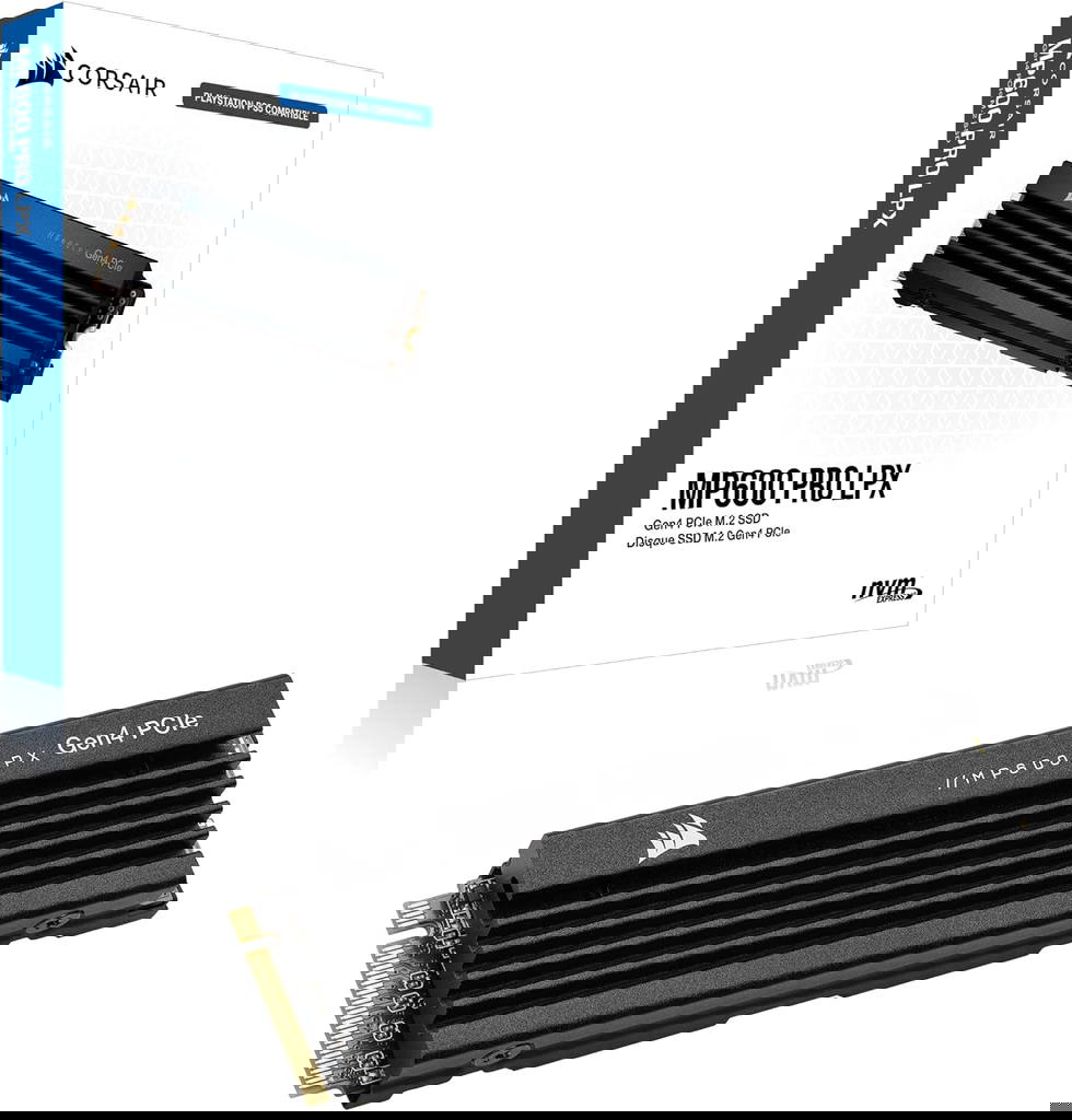 Corsair MP600 PRO LPX M.2 2280 NVMe PCIe x4 Gen4 SSD