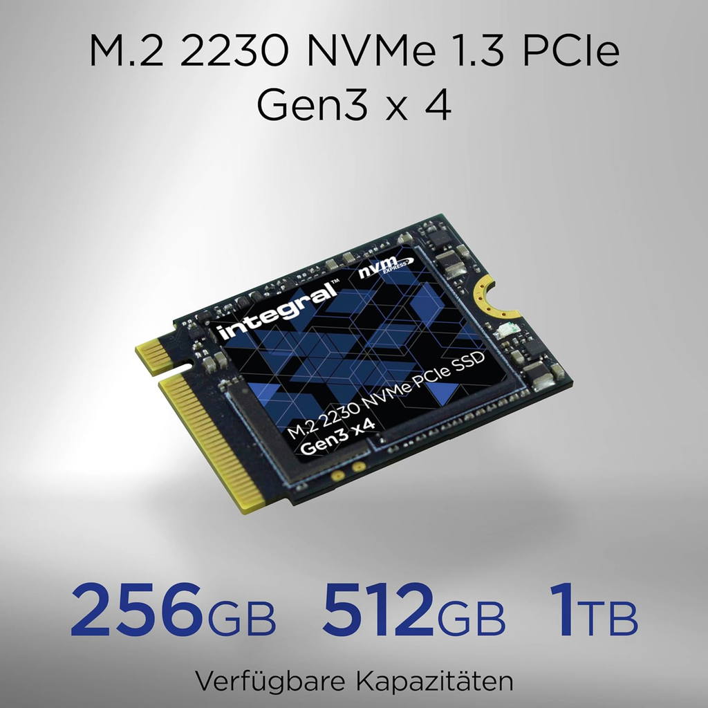 Integral M.2 NVMe 2230 PCIe Gen3 x4 Disque SSD Interne