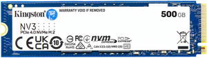 500GB - Kingston NV3 NVMe PCIe 4.0 M.2 2280 Internal SSD