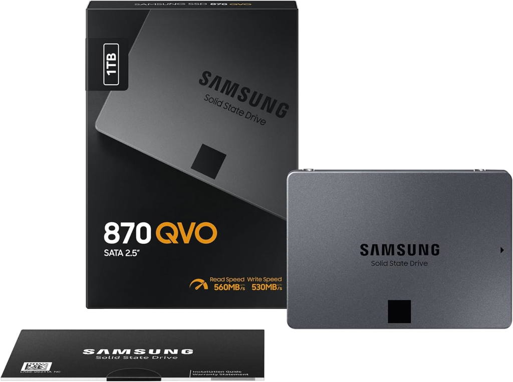 Samsung 870 QVO Disque SSD Interne SATA III 2,5 pouce SSD Interne