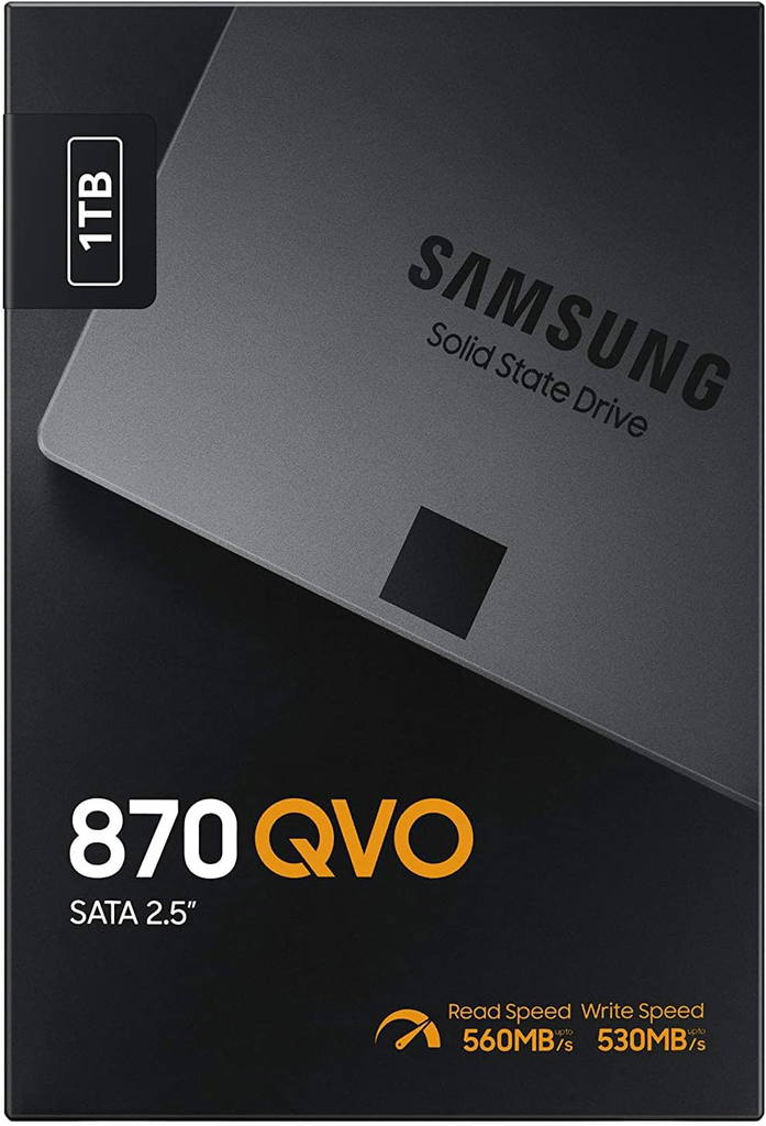 Samsung 870 QVO Disque SSD Interne SATA III 2,5 pouce SSD Interne