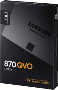 Samsung 870 QVO Disque SSD Interne SATA III 2,5 pouce SSD Interne