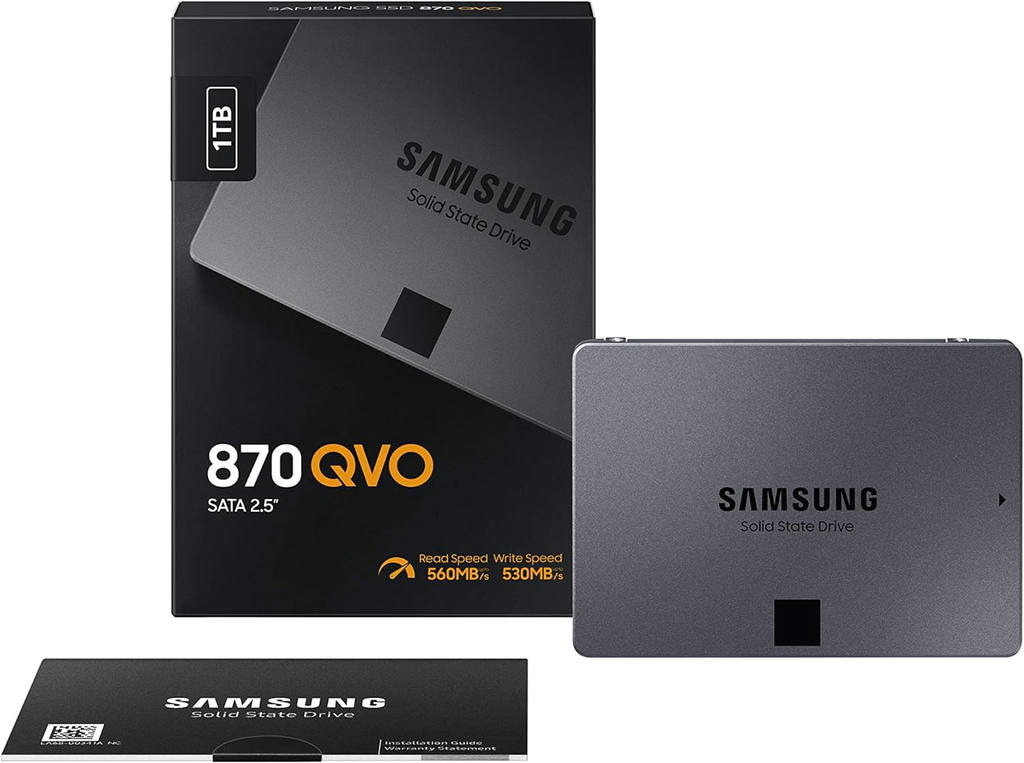Samsung 870 QVO Disque SSD Interne SATA III 2,5 pouce SSD Interne