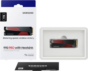 Samsung 990 PRO avec dissipateur M.2 2280 PCIe 4.0 NVMe SSD Interne