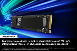 Samsung 990 EVO Plus PCIe 4.0 x4/5.0 x2 NVMe2.0 M.2 2280 SSD interne
