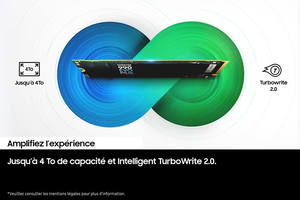 Samsung 990 EVO Plus PCIe 4.0 x4/5.0 x2 NVMe2.0 M.2 2280 SSD interne