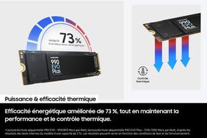 Samsung 990 EVO Plus PCIe 4.0 x4/5.0 x2 NVMe2.0 M.2 2280 SSD interne