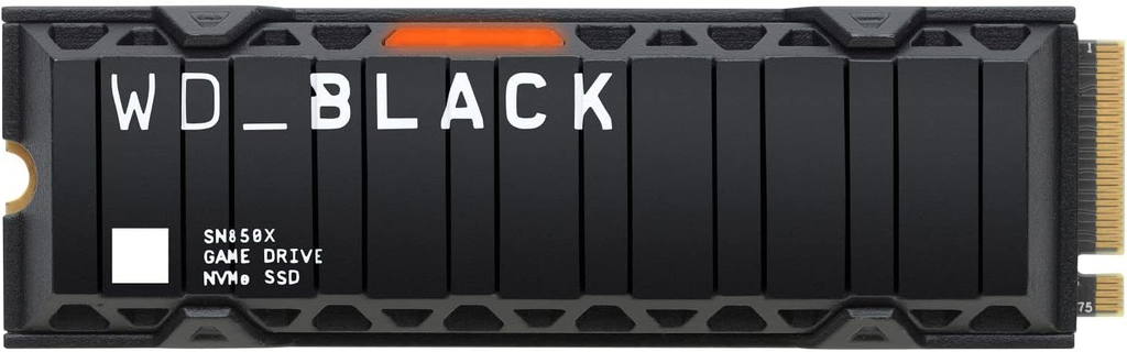 WD_BLACK SN850X M.2 2280 Game Drive with Heatsink PCIe Gen4 NVMe Internal SSD