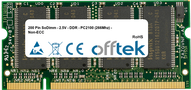 256MB Módulo - 200 Pin 2.5v DDR PC333 SoDimm