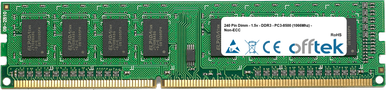 1Go Module - 240 Pin 1.5v DDR3 PC3-8500 Non-ECC Dimm