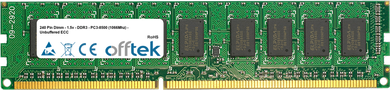 240 Pin Dimm - 1.5v - DDR3 - PC3-10600 (1333Mhz) - Unbuffered ECC
