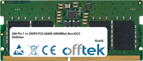 262 Pin 1.1v DDR5 PC5-38400 (4800Mhz) Non-ECC SoDimm